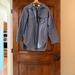 Eddie Bauer Men's Slate Blue Shirt Jacket
